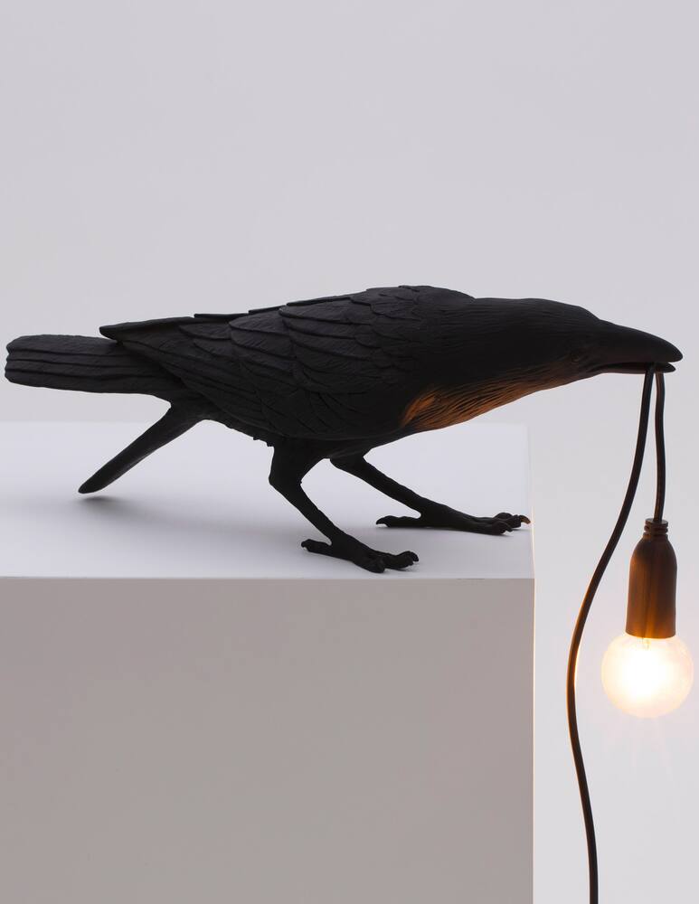 rinascente Seletti Bird Lamp Playing Black - Black
