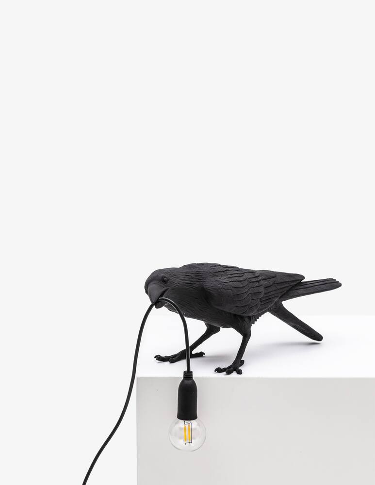 rinascente Seletti Bird Lamp Playing Black - Black