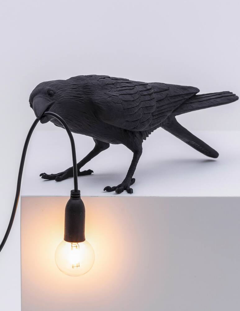 rinascente Seletti Bird Lamp Playing Black - Black