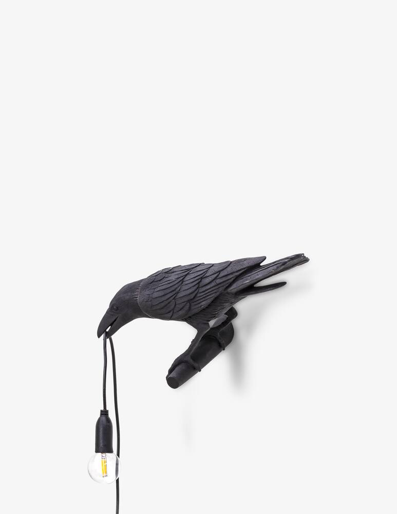 rinascente Seletti Lampada "Bird Lamp" Looking Left Black - Nero