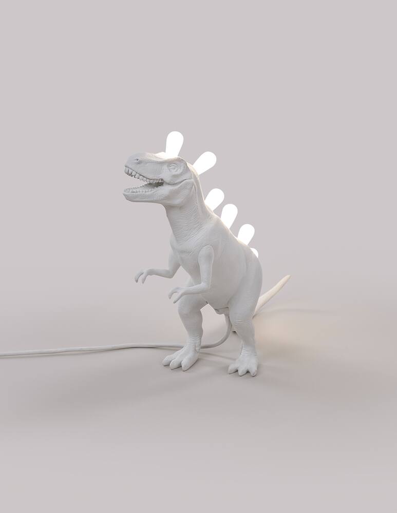 rinascente Seletti Jurassic Lamp-Brontosaurus Lampada In Resina - Bianco
