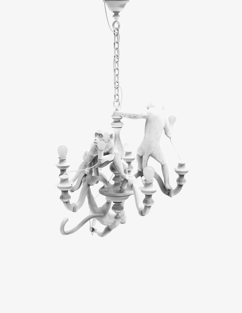 Seletti Lampadario Monkey Chandelier - immagine 1 Seletti Lampadario Monkey Chandelier - immagine 1