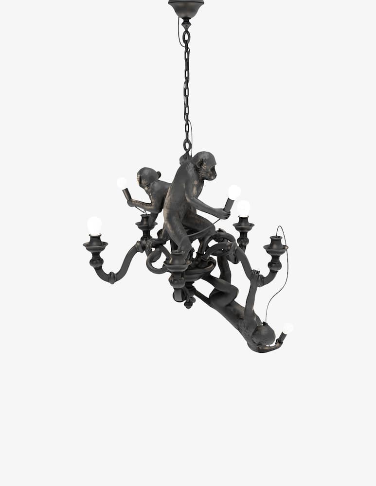 Seletti Lampadario Monkey Chandelier - immagine 1 Seletti Lampadario Monkey Chandelier - immagine 1