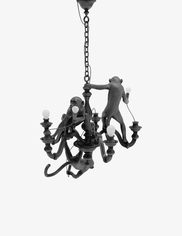 Seletti Lampadario Monkey Chandelier - immagine 3 Seletti Lampadario Monkey Chandelier - immagine 3