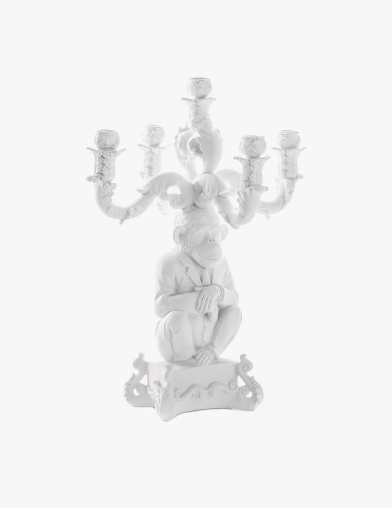 rinascente Seletti Candelabro 5 Braccia "Burlesque - The Wise Chimpanzee"