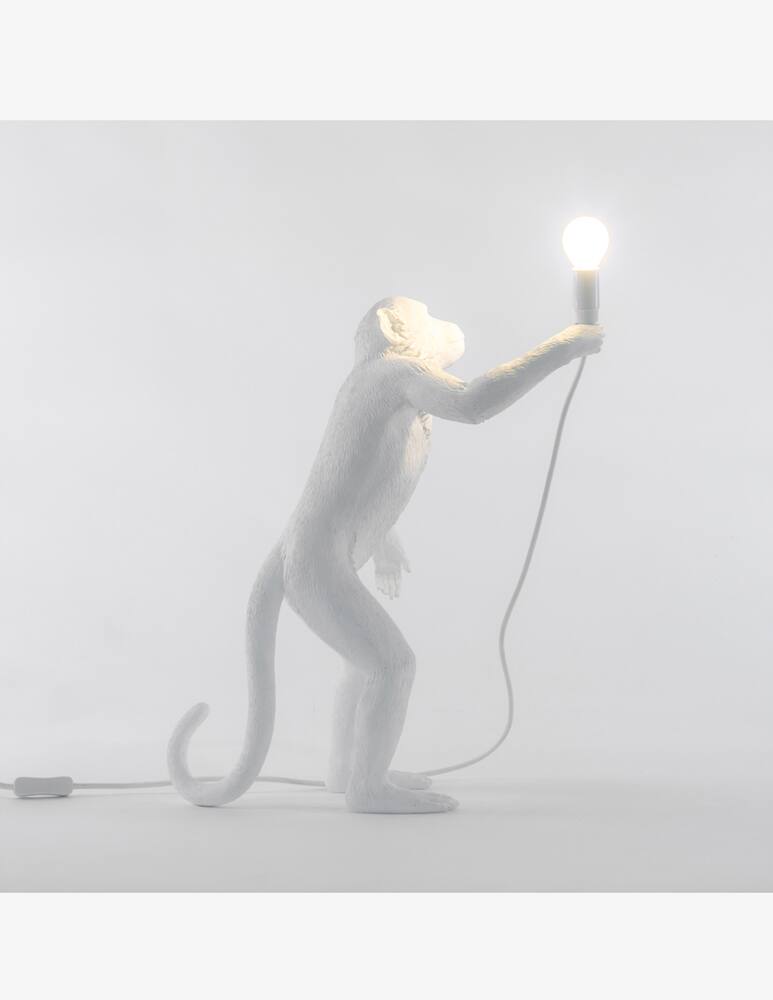 rinascente Seletti The Monkey Lamp versione da appoggio - bianco