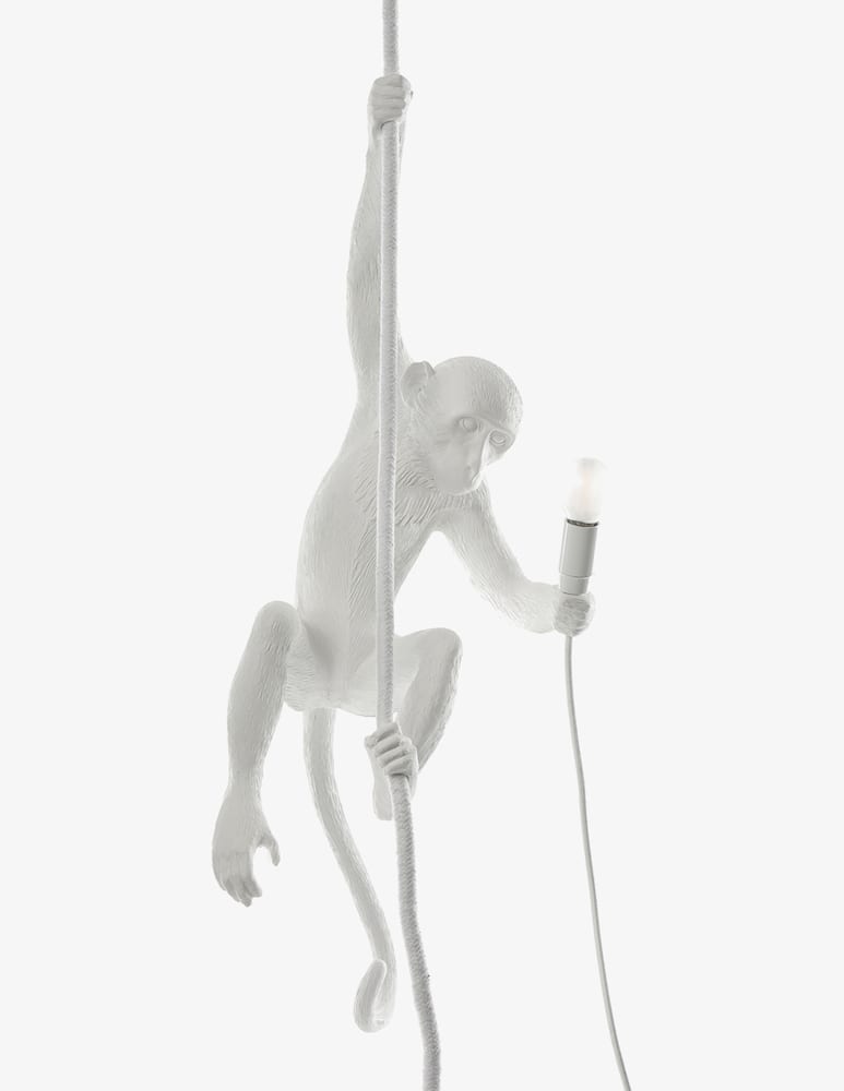 rinascente Seletti The Monkey Lamp versione da soffitto - bianco