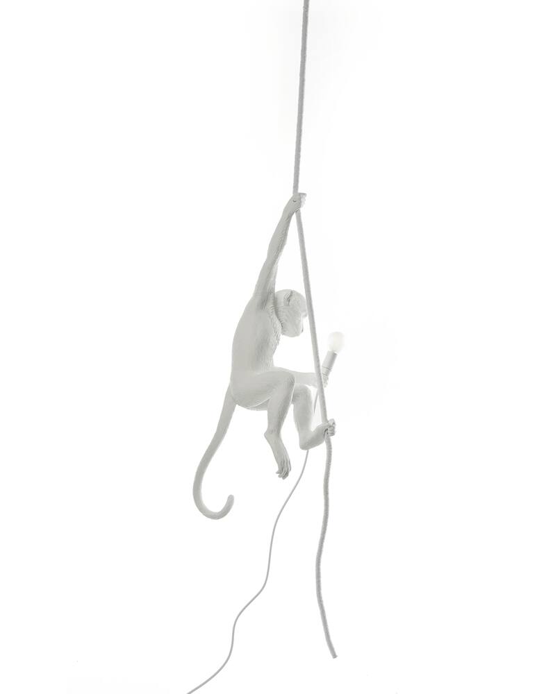 rinascente Seletti The Monkey Lamp versione da soffitto - bianco