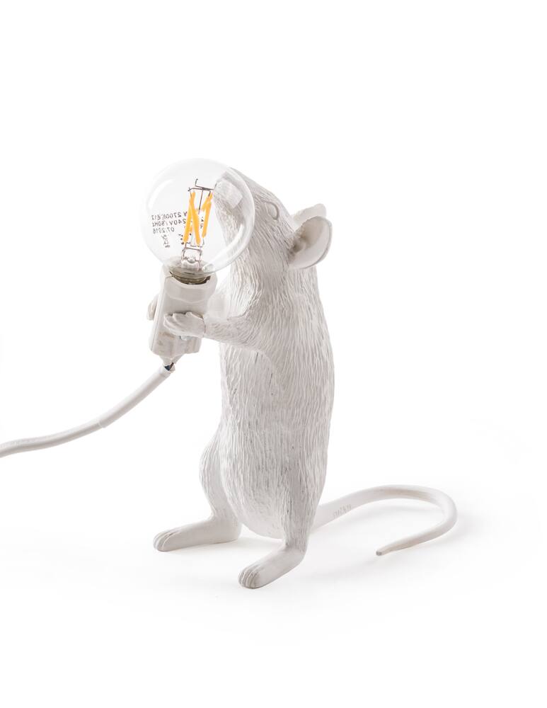 rinascente Seletti Mouse Lamp-Step - white