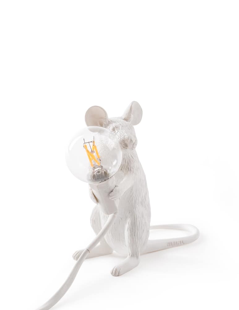 rinascente Seletti Lampada Mouse - Mac - bianco