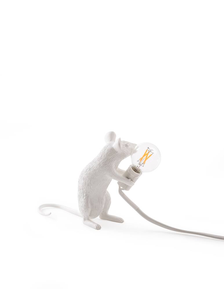rinascente Seletti Lampada Mouse - Mac - bianco