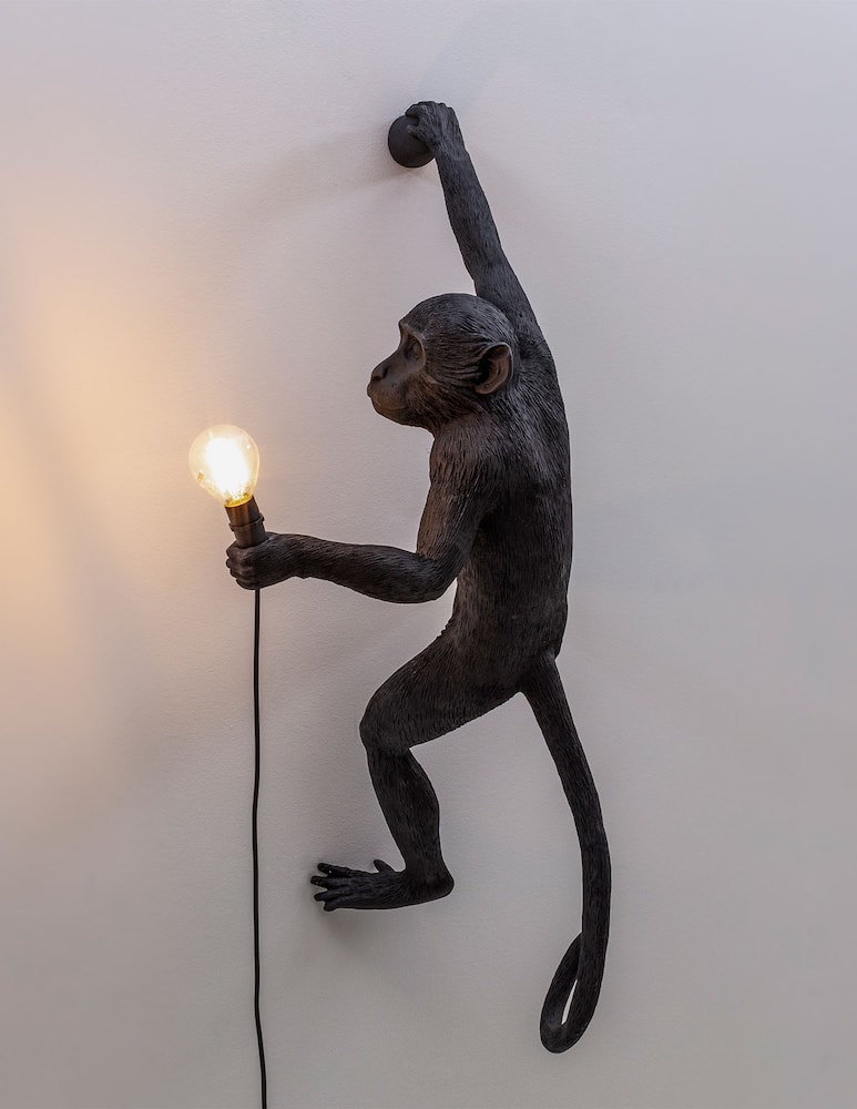 rinascente Seletti The Monkey Lamp hanging right hand outdoor version - Black