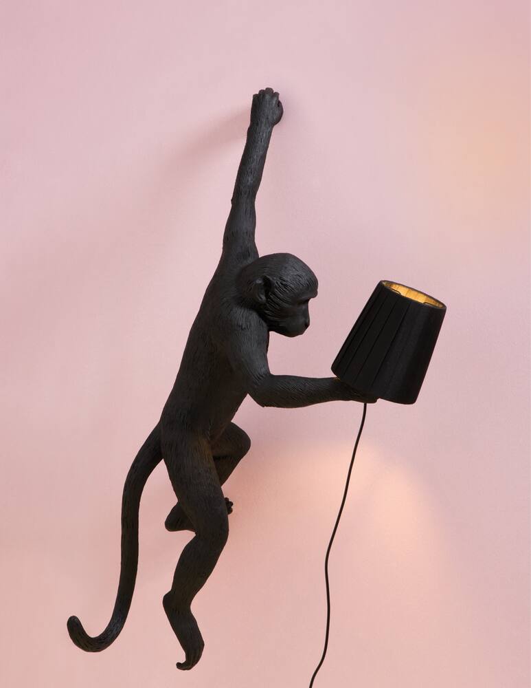 rinascente Seletti The Monkey Lamp hanging right hand outdoor version - Black