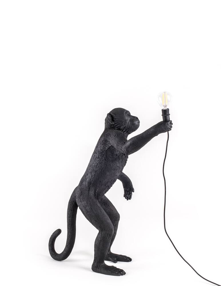 rinascente Seletti The Monkey Lamp da appoggio versione da esterni - nero