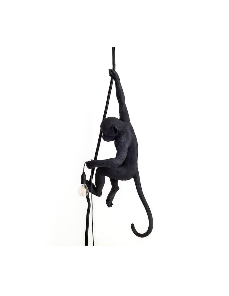 rinascente Seletti The Monkey Lamp da soffitto versione da esterni - nero