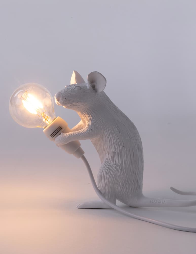 rinascente Seletti Mouse Lamp-Mac Lampada - bianco