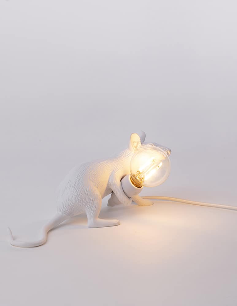 rinascente Seletti Mouse Lamp 3-Lop Lampada - bianco