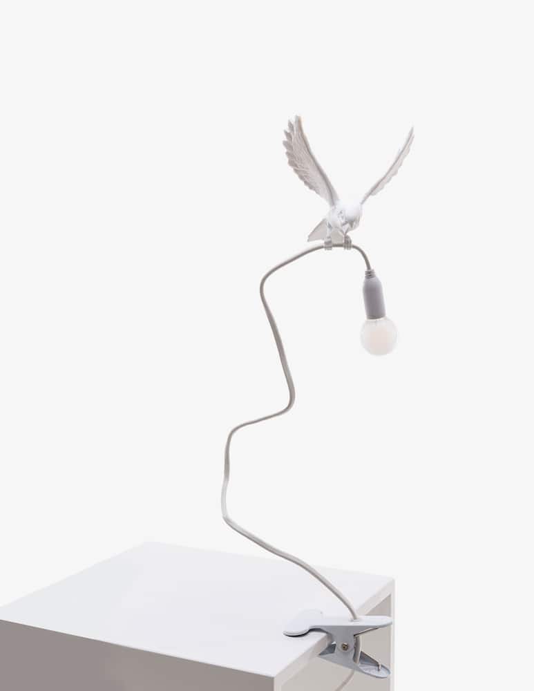 Seletti Lampada Usb Con Morsetto Sparrow LampLanding - immagine 1 Seletti Lampada Usb Con Morsetto Sparrow LampLanding - immagine 1