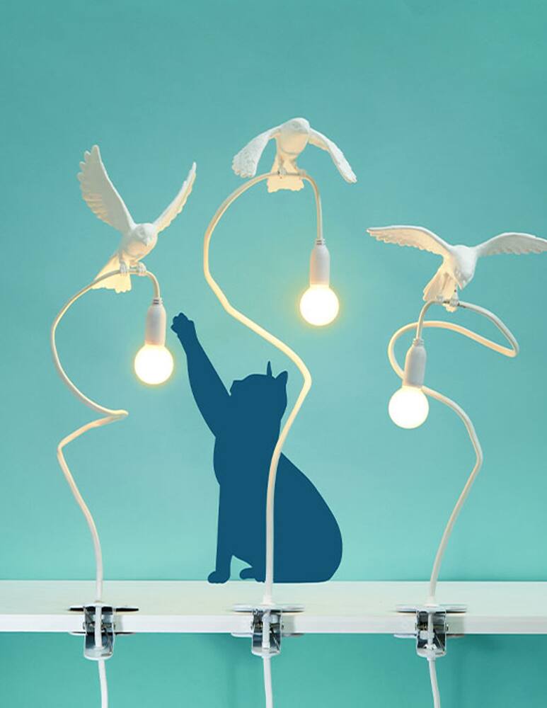 rinascente Seletti Lampada Usb Con Morsetto Sparrow LampTaking Off - Multi