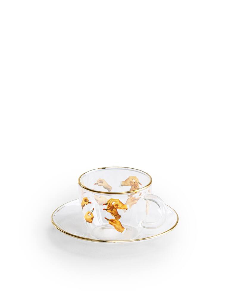 rinascente Seletti Set da caffè Toiletpaper  -Lipsticks - Trasparente