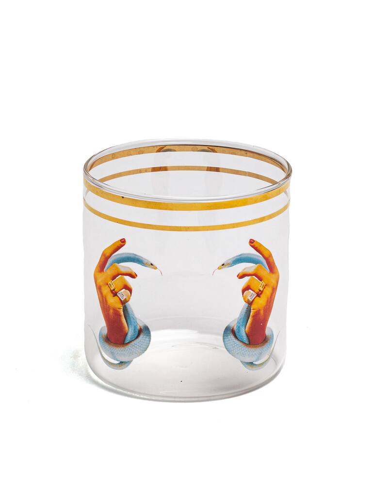 Seletti Bicchiere in vetro Toiletpaper - immagine 1 Seletti Bicchiere in vetro Toiletpaper - immagine 1