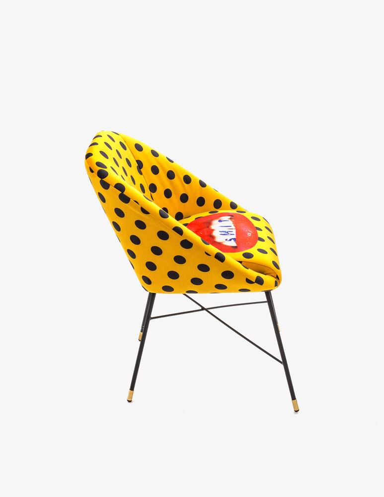 rinascente Seletti Sedia Imbottita "Toiletpaper" Shit - Multicolor