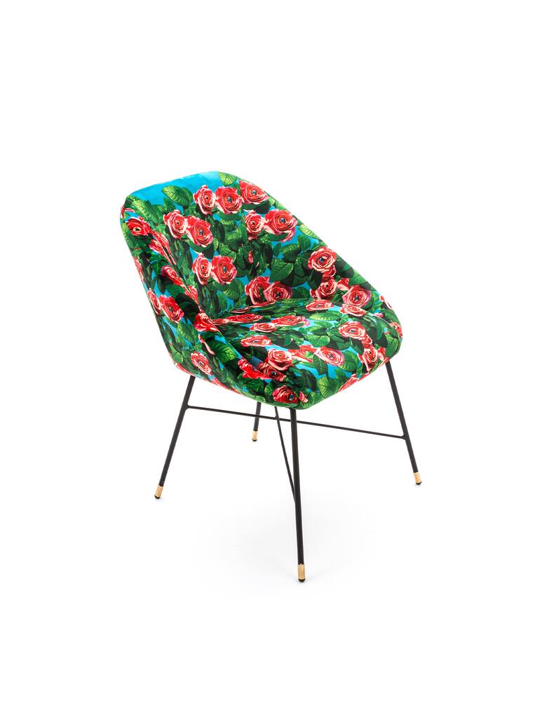 rinascente Seletti Toiletpaper Roses Sedia - Multicolor