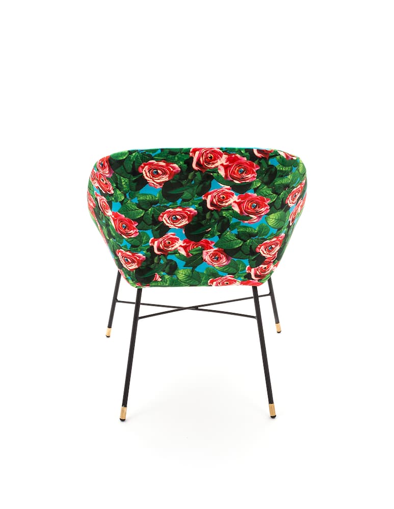 rinascente Seletti Toiletpaper Roses Sedia - Multicolor