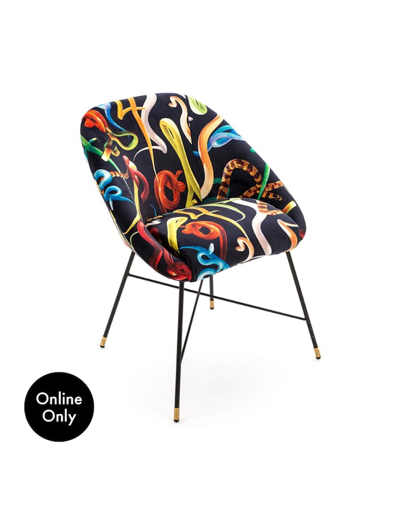 Seletti Sedia Toiletpaper Snakes - immagine 1 Seletti Sedia Toiletpaper Snakes - immagine 1