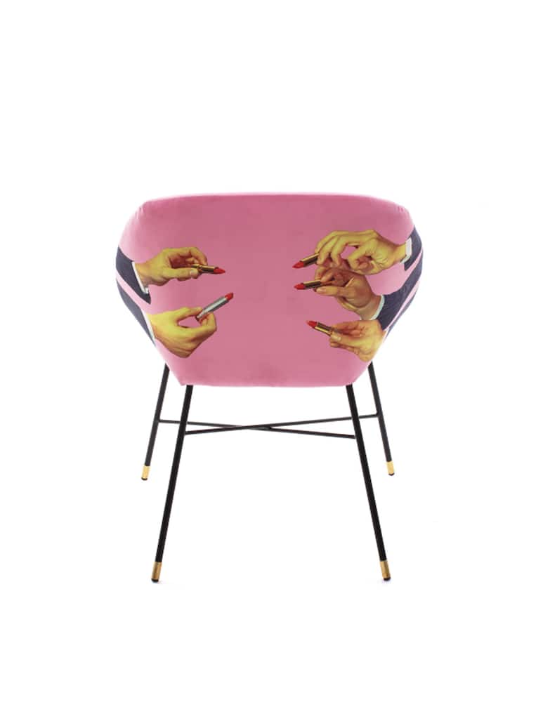 rinascente Seletti Toiletpaper  Sedia  "Lipsticks" - Rosa