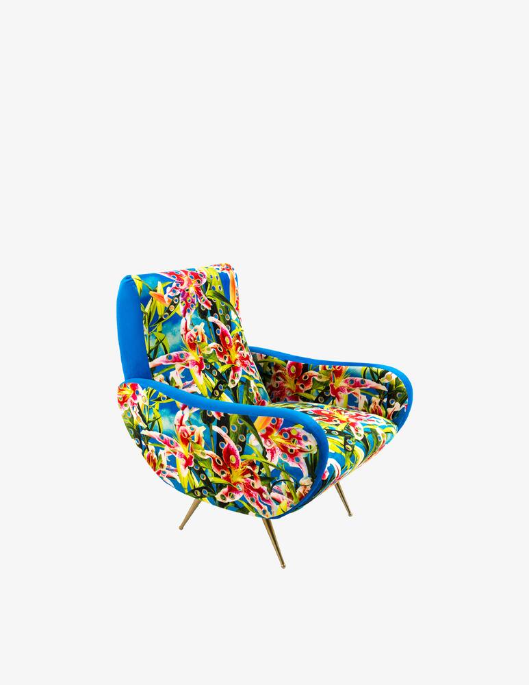 rinascente Seletti Poltrona "Toiletpaper" Flowers - Multicolor