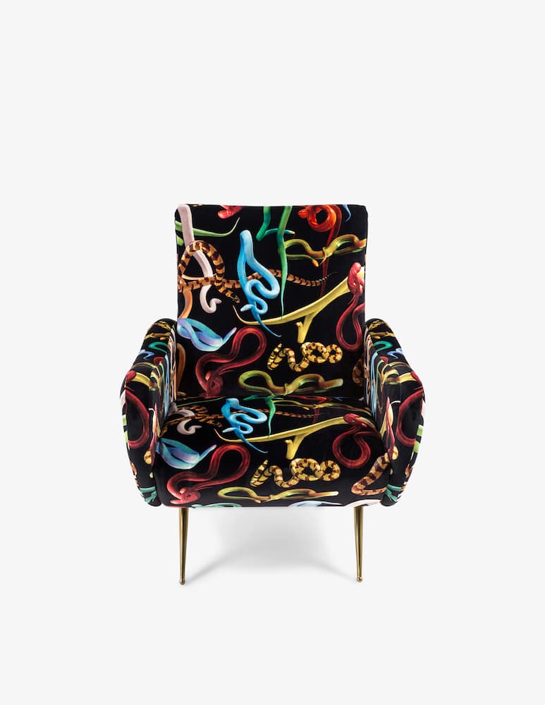 Seletti Poltrona Toiletpaper Snakes - immagine 1 Seletti Poltrona Toiletpaper Snakes - immagine 1