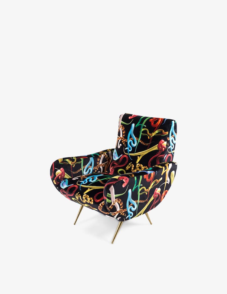 Seletti Poltrona Toiletpaper Snakes - immagine 2 Seletti Poltrona Toiletpaper Snakes - immagine 2