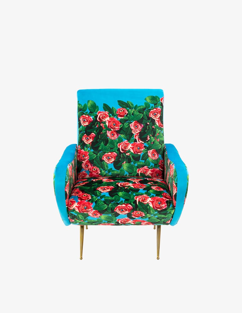 Seletti Poltrona Toiletpaper Roses - immagine 1 Seletti Poltrona Toiletpaper Roses - immagine 1