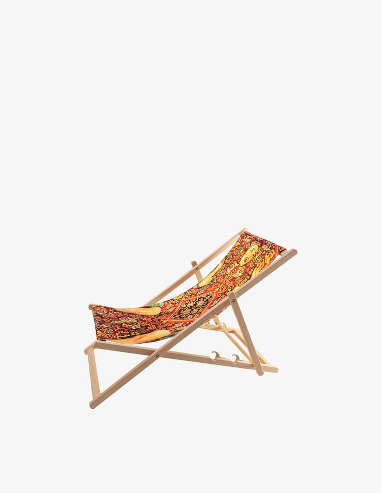 Seletti Sdraio Deckchair Lady On Carpet - immagine 3 Seletti Sdraio Deckchair Lady On Carpet - immagine 3