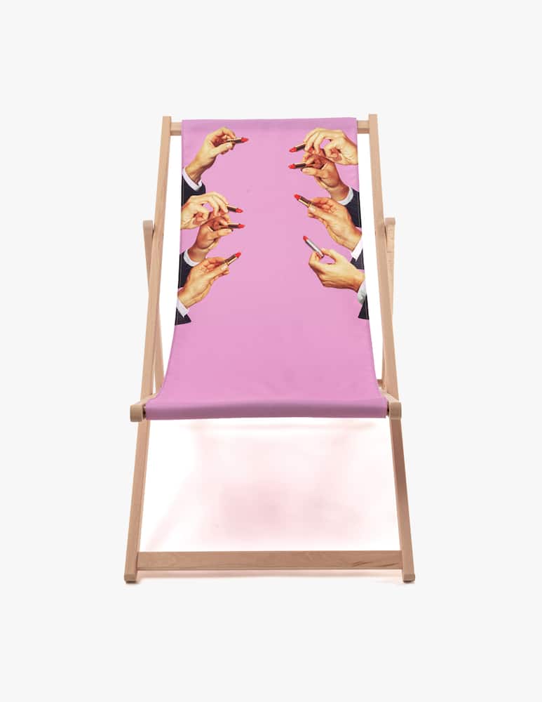 Seletti Sdraio Pieghevole Toiletpaper Lipsticks - immagine 2 Seletti Sdraio Pieghevole Toiletpaper Lipsticks - immagine 2