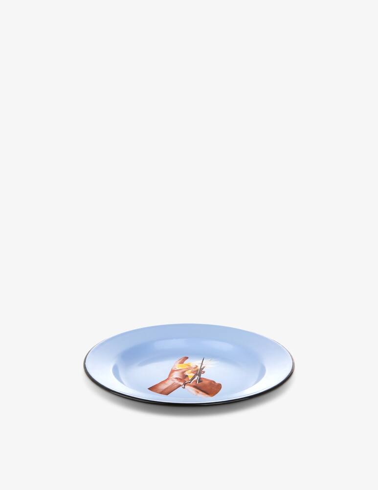 rinascente Seletti Plate Bird - Light blue