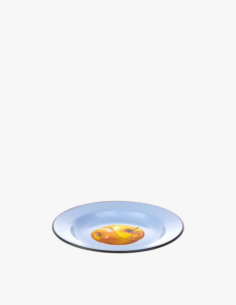 rinascente Seletti Mela Piatto Smaltato - Azzurro