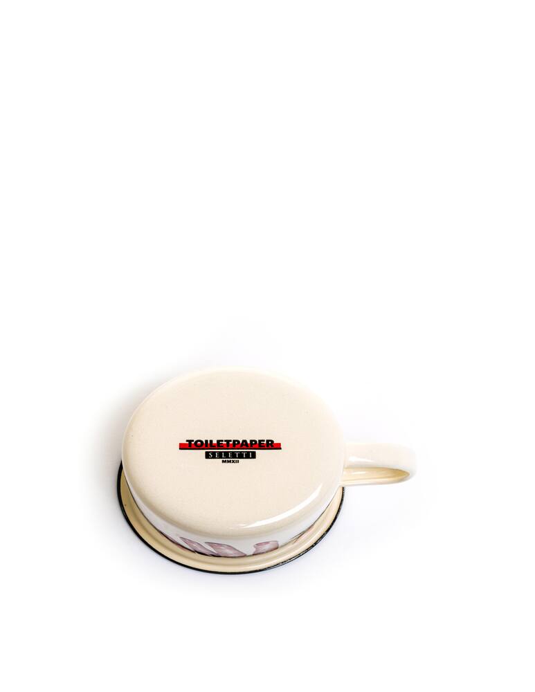 rinascente Seletti Toiletpaper Tazza Metal Enameled Cm.10 H.9 - Finger Hand