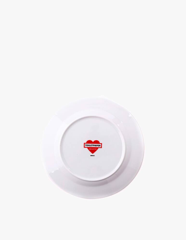 rinascente Seletti Piatto "Toiletpaper" Drill - Azzurro