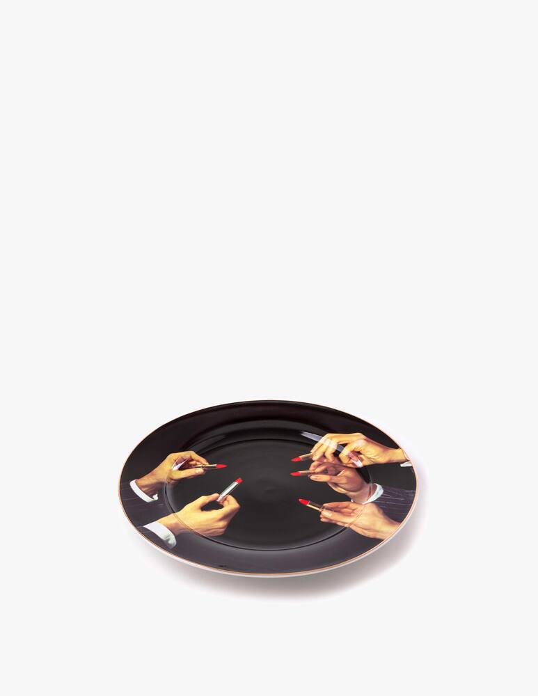 rinascente Seletti Piatto "Toiletpaper" Lipsticks - Nero