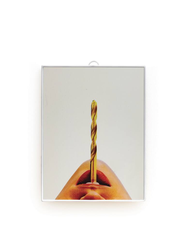 rinascente Seletti Mirror "Toiletpaper" Drill - Multi