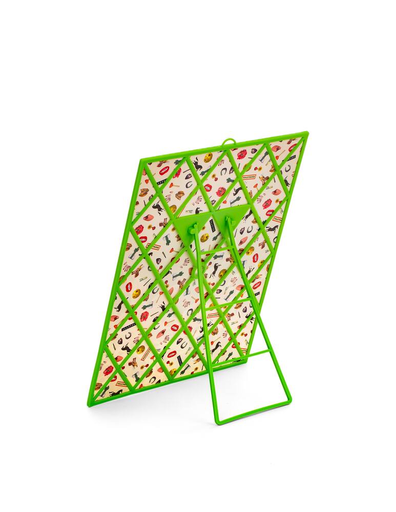 rinascente Seletti Specchio "Toiletpaper" Flower With Holes - Multicolor