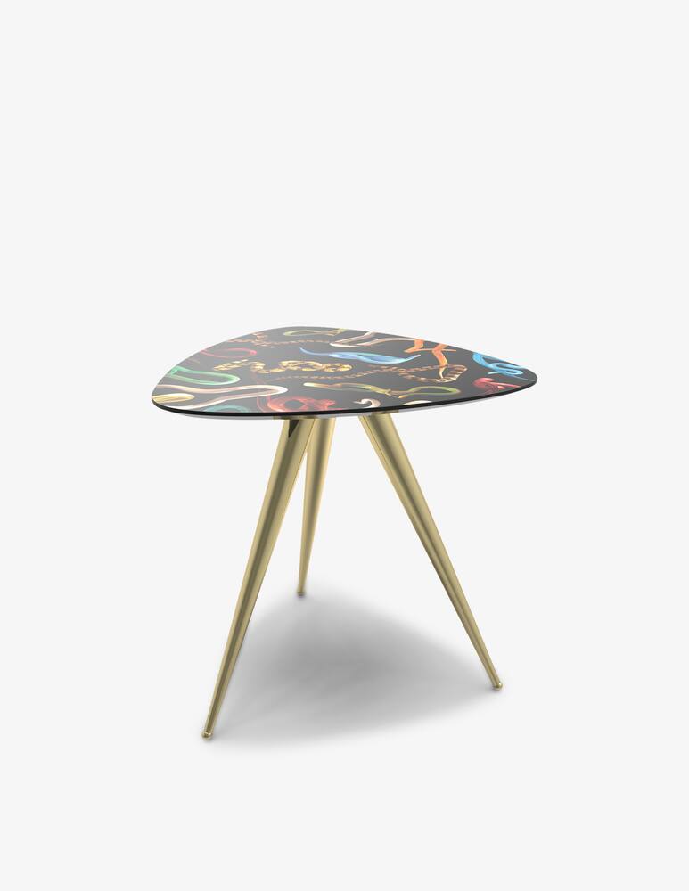 rinascente Seletti Table "Toiletpaper" Snakes - Black