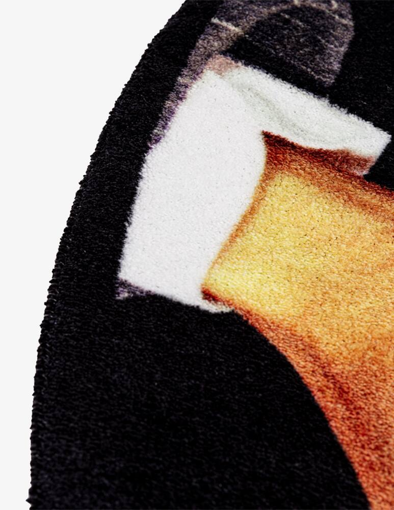 rinascente Seletti Round Rug Toiletpaper HomeLipsticks Black