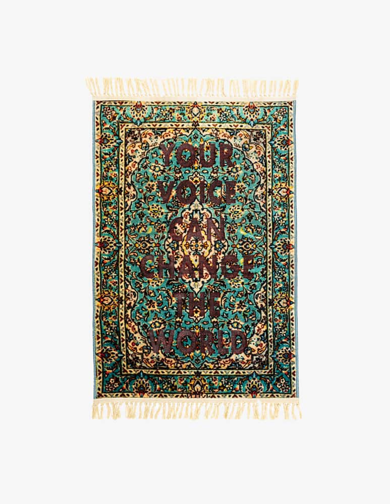 Seletti Tappeto Burnt Carpet #6Voice - immagine 1 Seletti Tappeto Burnt Carpet #6Voice - immagine 1