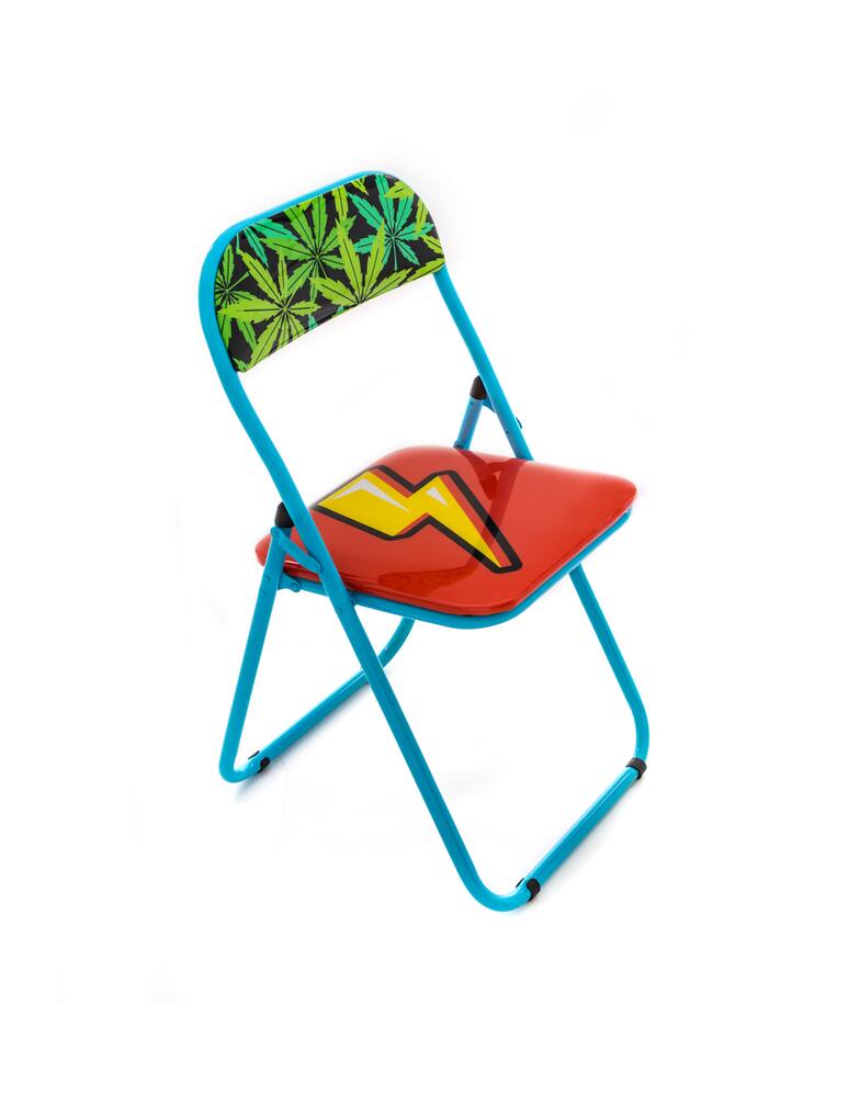 rinascente Seletti Sedia Metallo Pieghevole "Studio Job-Blow" Flash New