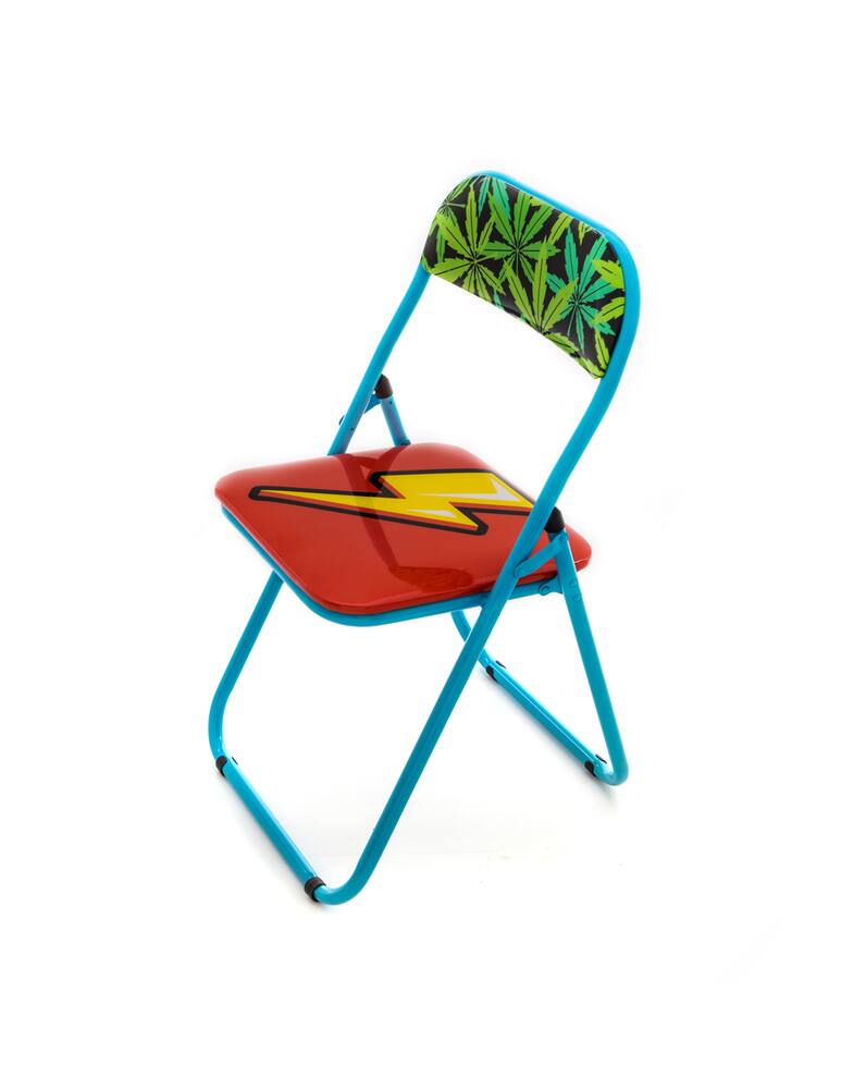 rinascente Seletti Sedia Metallo Pieghevole "Studio Job-Blow" Flash New