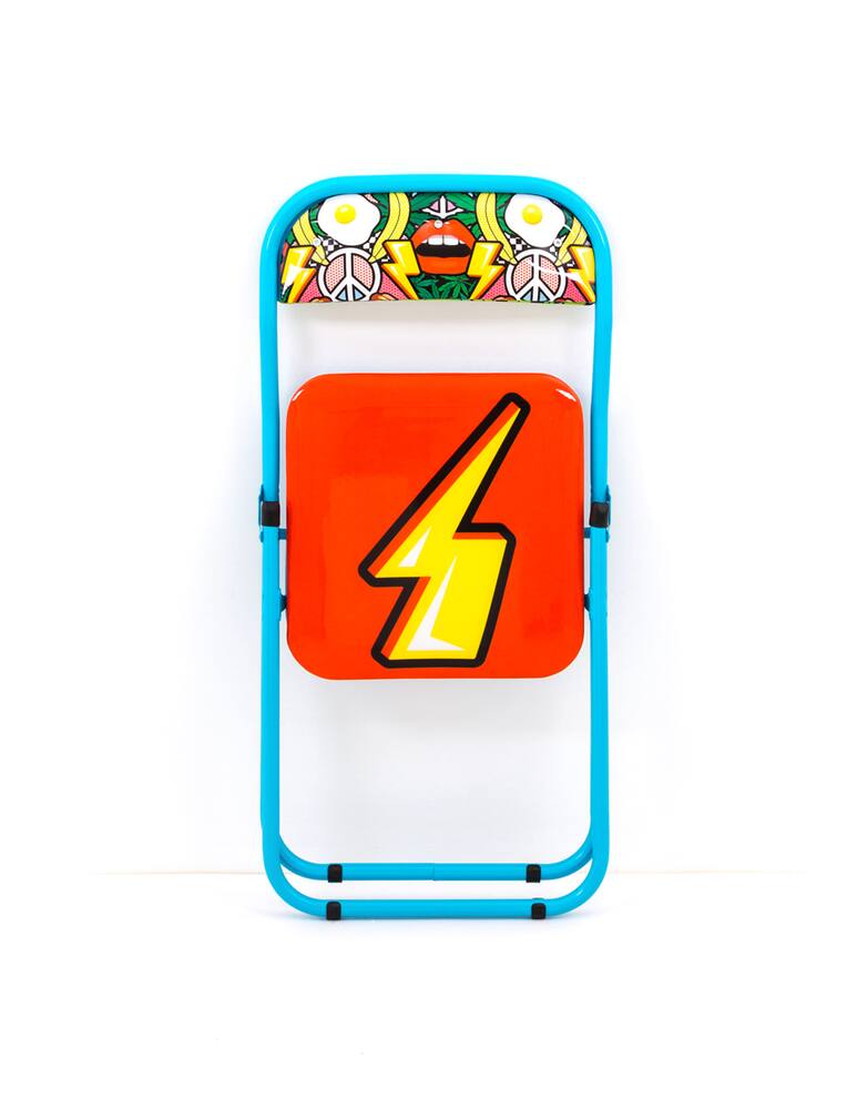 rinascente Seletti Sedia Metallo Pieghevole "Studio Job-Blow" Flash New