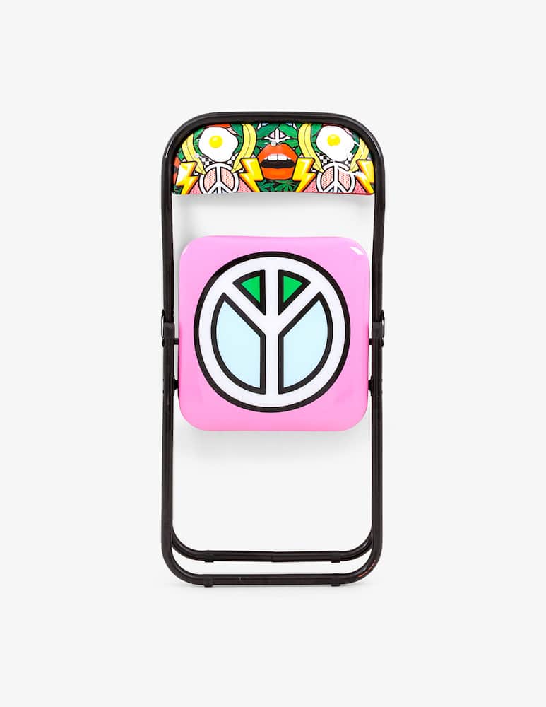 rinascente Seletti Sedia Metallo Pieghevole "Blow-Blow" - Multicolor